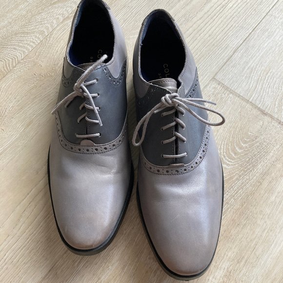 leather saddle oxfords